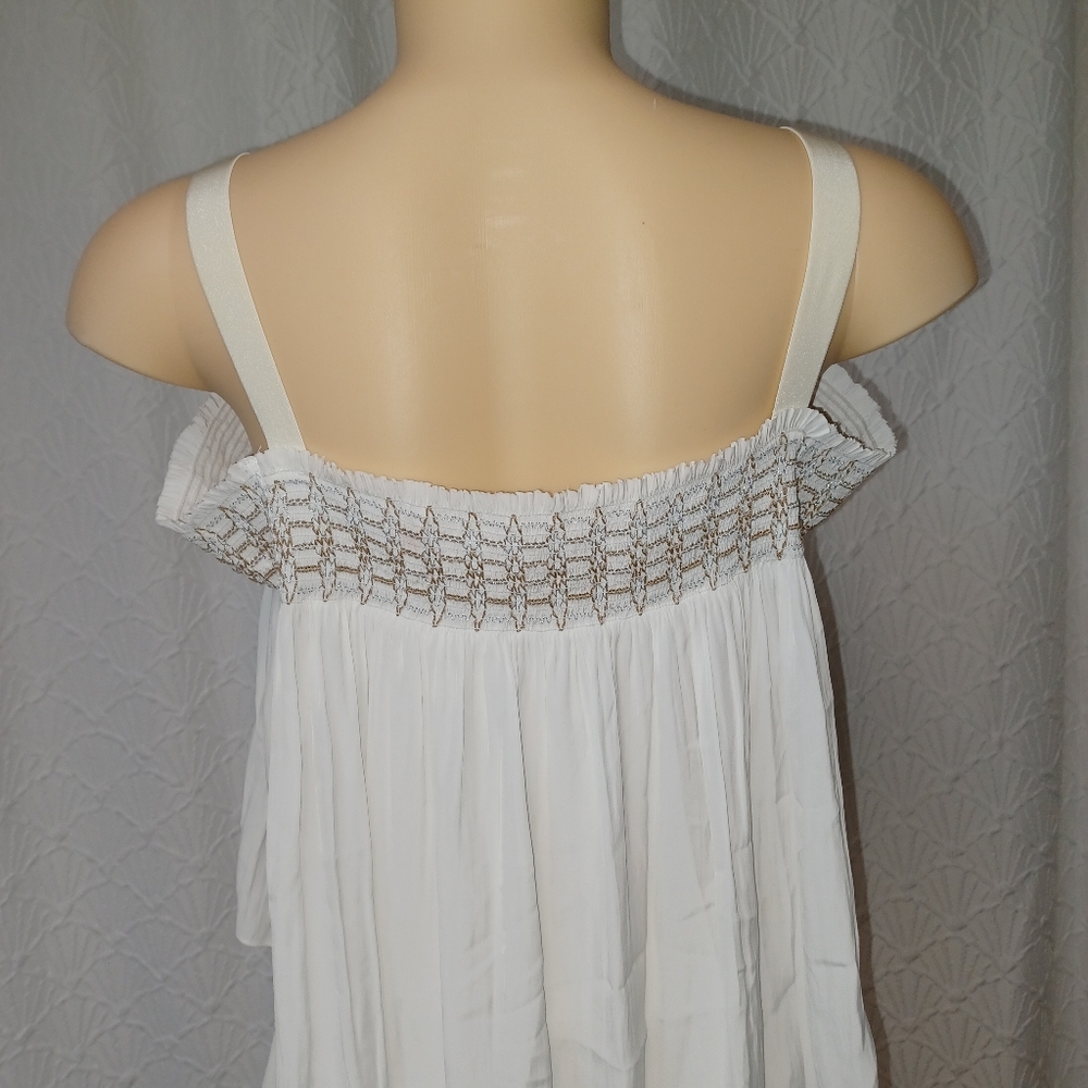 Ramy Brook  Women Dress Size XS Cream white  Off-Shoulder Dress Mini - Picture 6 of 14